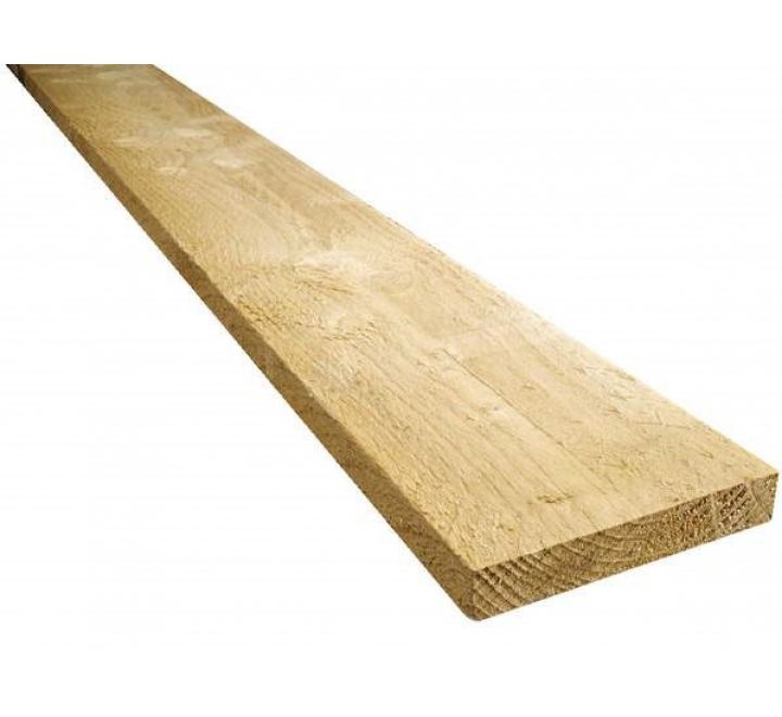 Planche sapin traité cl2 27x150mm 3m