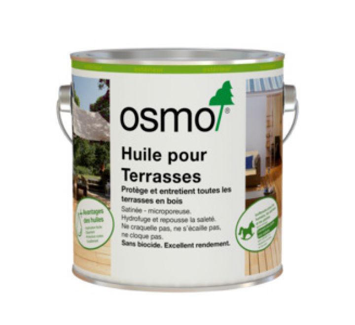 huile d'entretien terrasse incolore OSMO bidon 2.50l